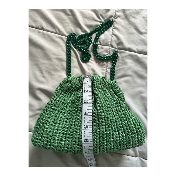 MARIA LA ROSA
crochet solid clutch bag
Green color - Picture 10 of 16
